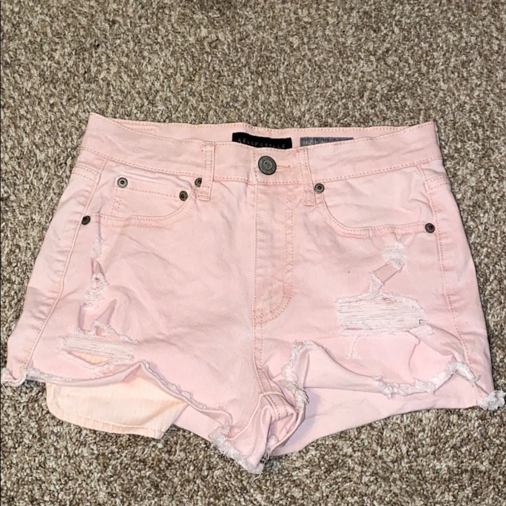 Light pink High waisted Shorts